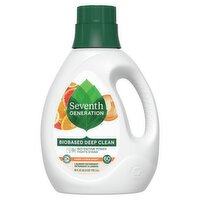 Seventh Generation Fresh Citrus Scent Laundry Detergent, 60 loads, 90 fl oz