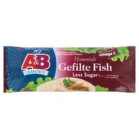 A&B Famous Homestyle Less Sugar Gefilte Fish, 20 oz