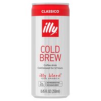 illy Classico Cold Brew Coffee Drink, 8.45 fl oz, 8.45 Fluid ounce