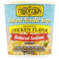 Tradition Reduced Sodium Imitation Chicken Flavor Instant Noodle Soup, 2.29 oz