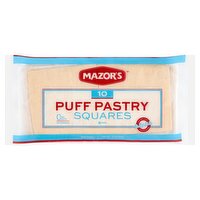 Mazor's Puff Pastry Squares, 10 count, 12 oz