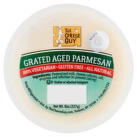 The Cheese Guy Grated Aged Parmesan Cheese, 8 oz