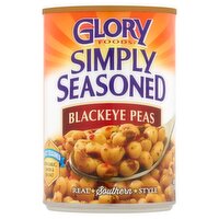 Glory Foods Simply Seasoned Blackeye Peas, 15.5 oz, 15 Ounce