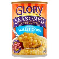 Glory Foods Seasoned Southern Style Cream Style Skillet Corn, 15 oz, 15 Ounce