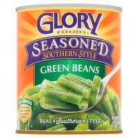 Glory Foods Seasoned Southern Style Green Beans, 29 oz, 27 Ounce