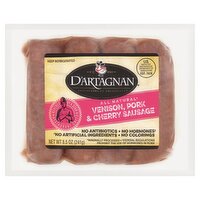 D'Artagnan Venison, Pork & Cherry Sausage, 8.5 oz