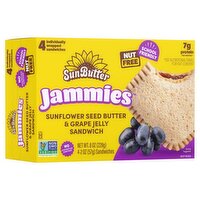 SunButter Sunflower Jammies Seed Butter & Grape Jelly Sandwich, 2 oz, 4 count