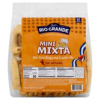 Rio Grande Mini Mixta Corn Rings and Cracker Mix, 24 count, 6.5 oz