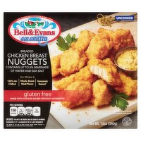 Bell & Evans Gluten Free Breaded Chicken Breast Nuggets, 12 oz