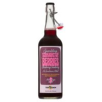 Top Crop Blueberry Cranberry Sparkling Straight Up Berries Juice, 25.4 fl oz
