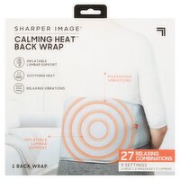 Sharper Image Calming Heat Back Wrap