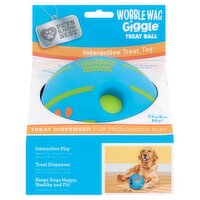 Pets Know Best Wobble Wag Giggle Treat Ball Interactive Treat Toy