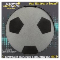 Supreme Silent Sports Soccer Ball, Ages 3+, 1 Each