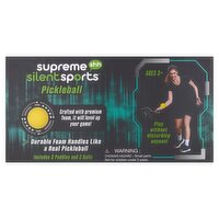 Supreme Silent Sports Pickleball, Ages 3+, 4 count, 1 Each