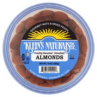 Klein's Naturals Freshly Roasted Unsalted Almonds, 10 oz