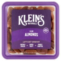 Klein's Naturals Raw Almonds, 8 oz