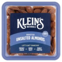 Klein's Naturals Roasted Unsalted Almonds, 8 oz
