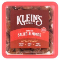 Klein's Naturals Roasted Salted Almonds, 8 oz