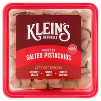Klein's Naturals Dry Roasted Salted Pistachios, 6 oz