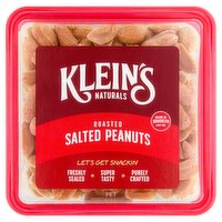 Klein's Naturals Roasted Salted Peanuts, 8 oz