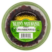 Klein's Naturals Dried Cranberries, 9 oz