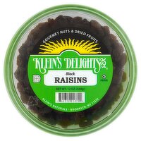 Klein's Delights Black Raisins, 12 oz