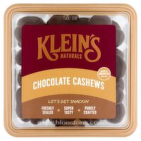 Klein's Naturals Chocolate Cashews, 8 oz