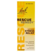 Bach Rescue Remedy Original Flower Remedies Homeopathic Dropper, 0.35 fl oz