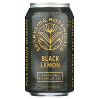 Sparkling Botanicals Black Lemon Sparkling Botanical Tea, 12 fl oz