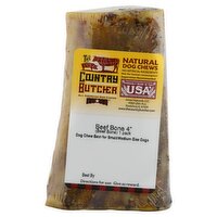 The Country Butcher Beef Bone 4" Natural Dog Chews, 5.5 oz