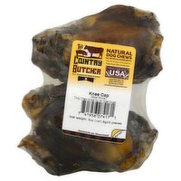 The Country Butcher Knee Cap (Beef Bone) Natural Dog Chews, 2 count, 5 oz