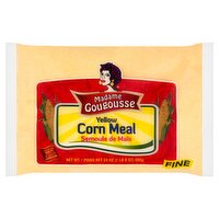 Madame Gougousse Premium Quality Fine Yellow Corn Meal, 24 oz