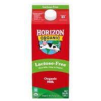 Horizon Organic Lactose-Free Organic Milk, half gallon