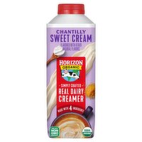 Horizon Organic Chantilly Sweet Cream Simply Crafted Real Dairy Coffee Creamer, 24 fl oz