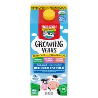 Horizon Organic Growing Years 2% Milk with DHA Omega-3, Choline, and Prebiotics, 59 fl oz Carton​