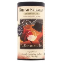 The Republic of Tea British Breakfast The Perfect Cuppa Tea Bags, 50 count, 2.8 oz