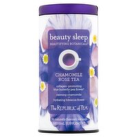 The Republic of Tea Chamomile Rose Tea Beauty Sleep Herbal Supplement, 36 count, 1.27 oz