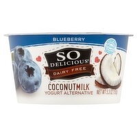 So Delicious Dairy Free Blueberry Coconutmilk Yogurt Alternative, 5.3 oz, 5.3 Ounce