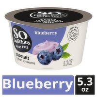 So Delicious Dairy Free Blueberry Coconut Yogurt Alternative, 5.3 oz, 5.3 Ounce