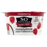 So Delicious Dairy Free Raspberry Coconutmilk Yogurt Alternative, 5.3 oz.