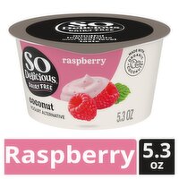 So Delicious Dairy Free Raspberry Coconut  Yogurt Alternative, 5.3 oz, 5.3 Ounce