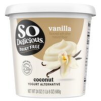 So Delicious Dairy Free Vanilla Coconutmilk Yogurt Alternative, 24 oz