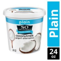 So Delicious Dairy Free Plain Coconut Yogurt Alternative, 24 oz