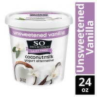 So Delicious Dairy Free Unsweetened Vanilla Coconutmilk Yogurt Alternative, 24 oz