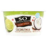 So Delicious Dairy Free Key Lime Coconutmilk Yogurt Alternative, 5.3 oz, 5.3 Ounce