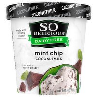 So Delicious Dairy Free Mint Chip Coconutmilk Non-Dairy Frozen Dessert, one pint, 1 Pint