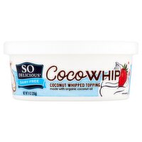 So Delicious Dairy Free Coco Whip Coconut Whipped Topping, 9 oz, 9 Ounce