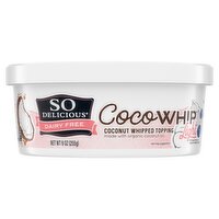 So Delicious Dairy Free Cocowhip Light Coconut Whipped Topping, 9 oz