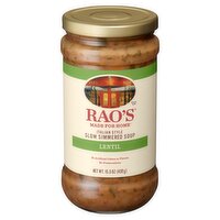 Rao's Made For Home Lentil Italian Style Slow Simmered Soup, 15.5 oz