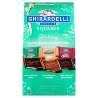 Ghirardelli Chocolate Squares Holiday Classic Chocolate Assortment Limited Edition Bag, 8.6 oz